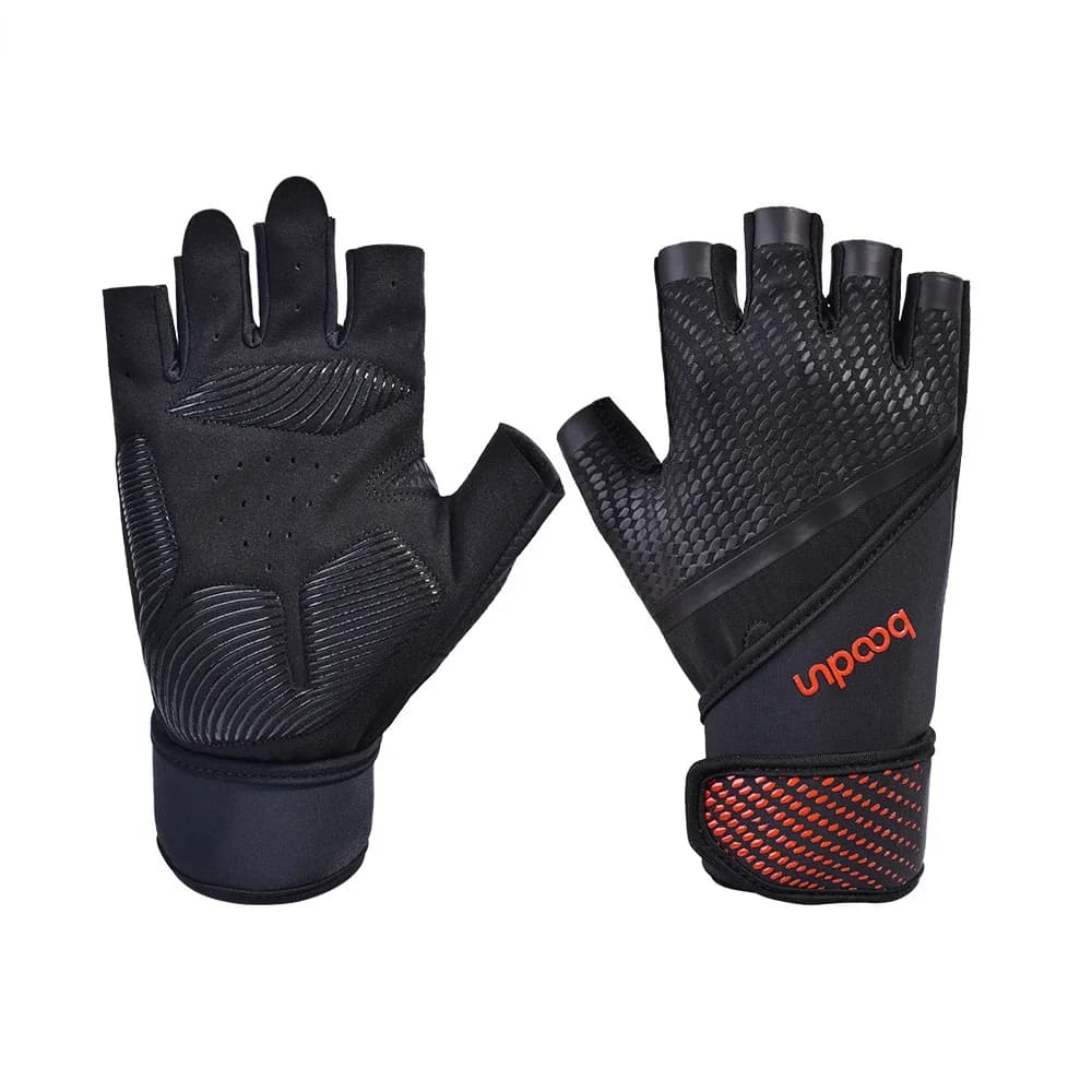 Pro Sports Weight Lift Gloves Sports Fitness for Men Anti-slip Women with Long Wrist Guard