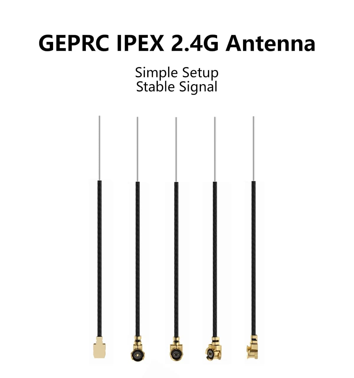 5PCS GEPRC IPEX 2.4G Antenna 1.5dbi guadagno