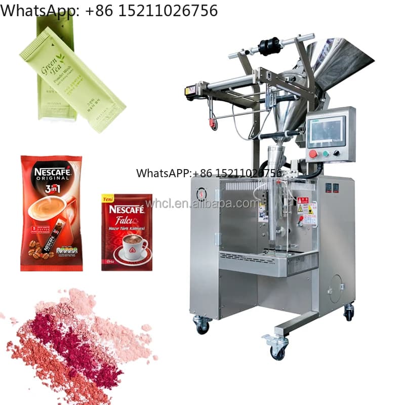 Multifunction Rotary High-Speed 5g/30g Collagen Enzyme Protein Coffee Spice Bag Vanilla Powder Stick Sachet Packing Machine