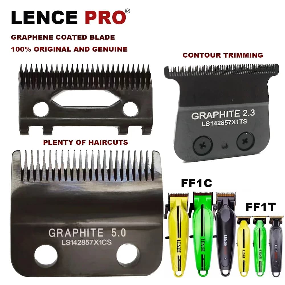 Lama di ricambio originale LENCE FF1T per tosatrice professionale LENCE PRO FF1C FF1T FX870/707, testina di taglio per rasoio