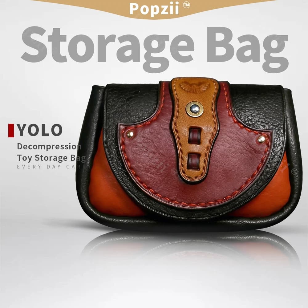 Borsa portaoggetti YOLO EDC per adulti, antistress, da esterno, portatile, per fidget spinner e slider EDC