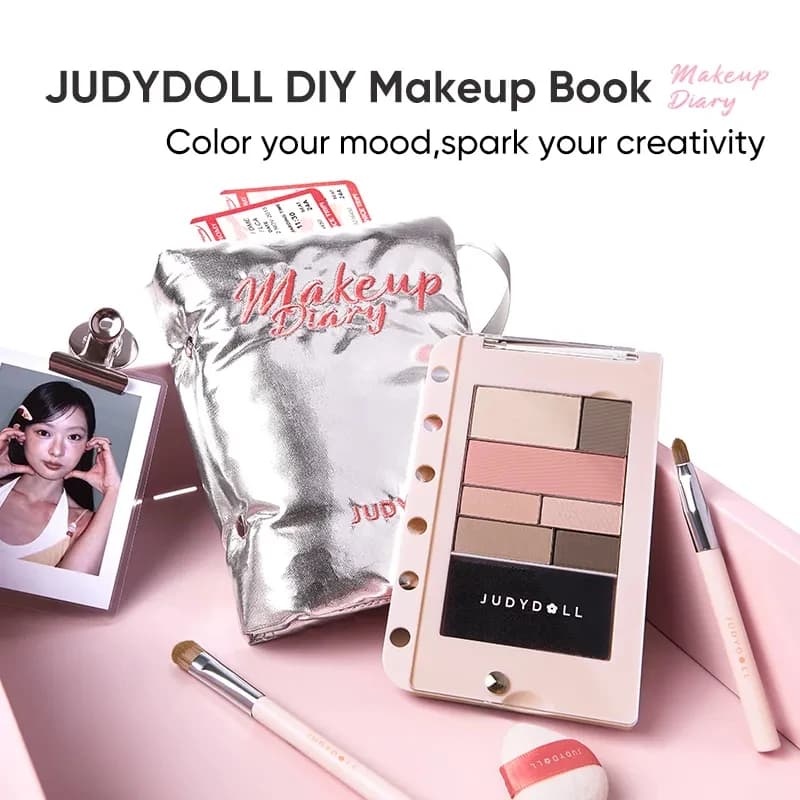 Judydoll Makeup Manual: Full Palette, Shade, Blush, contouring, ALL IN UNO, Make-up Diary