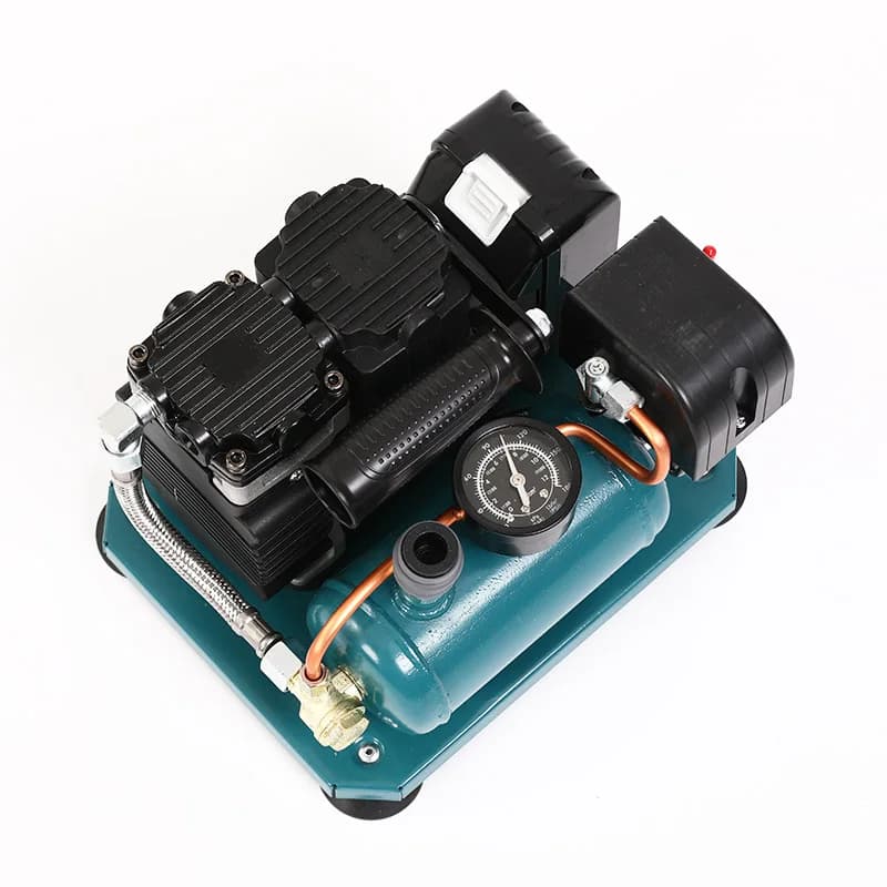 Pompa ad aria a batteria al litio multifunzione ad alta pressione, compressore d'aria elettrico silenzioso senza olio per auto, gonfiatore per pneumatici auto