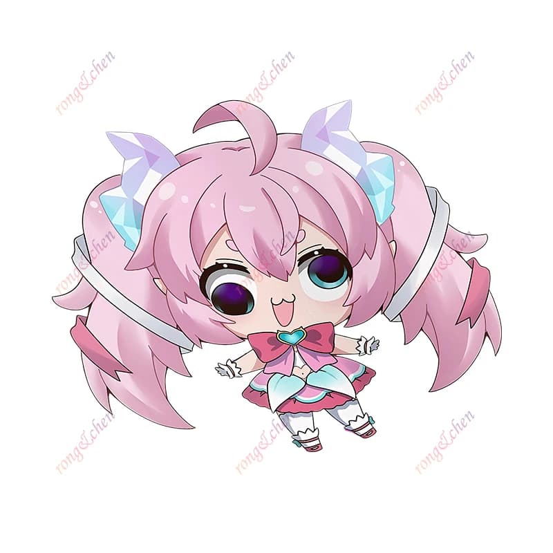 Divertente adesivo per auto Chibi Kawaii Chibidoki Vtuber per auto moto casco da corsa laptop bagagliaio corpo finestrino dell'auto decalcomanie in vinile PVC