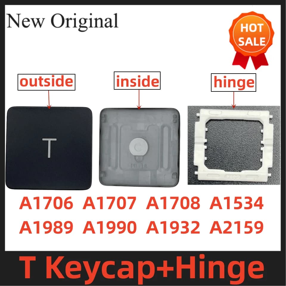 T KeyCap per MacBook Pro Retina A1708 A1706 A1707 A1989 A1990 A1534 A2159 A1534 tasti del cappuccio della tastiera con cerniera