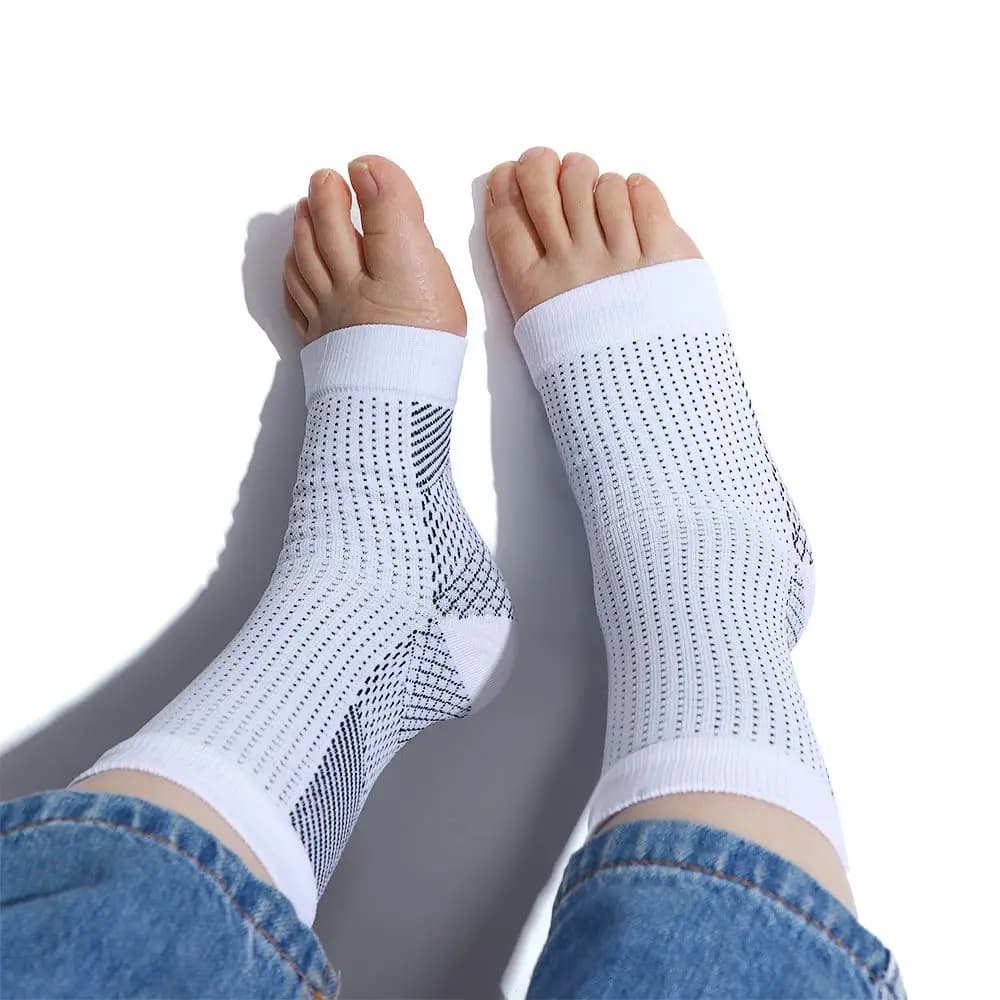 Sock Recovery Socks Foot Ankle Support Brace Guard Protective Socks Tight Casual Socks Elastic Bandage Sleeve Foot Sleeves