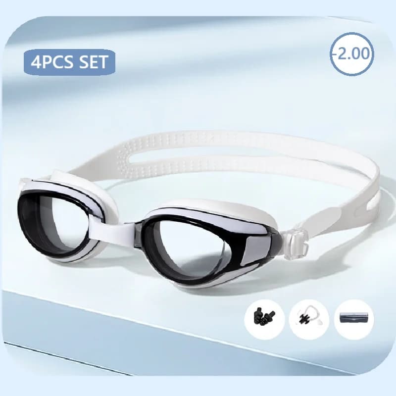 High-definition swimwear for adults with myopia. These swim glasses are suitable for people with dressing eyes