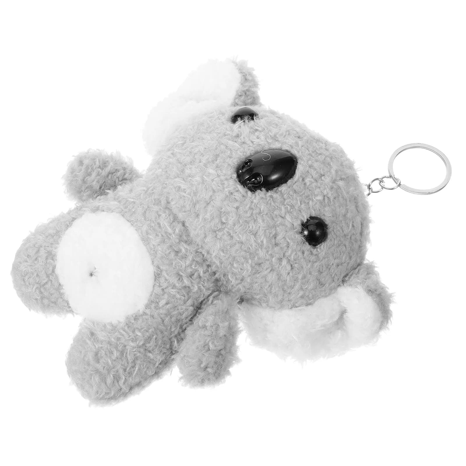 Portachiavi Koala, Adorabile Portachiavi a Forma di Peluche, Compatto e Leggero per Zaino, Borsa, Organizzazione Chiavi, Gadget per Feste per Bambini