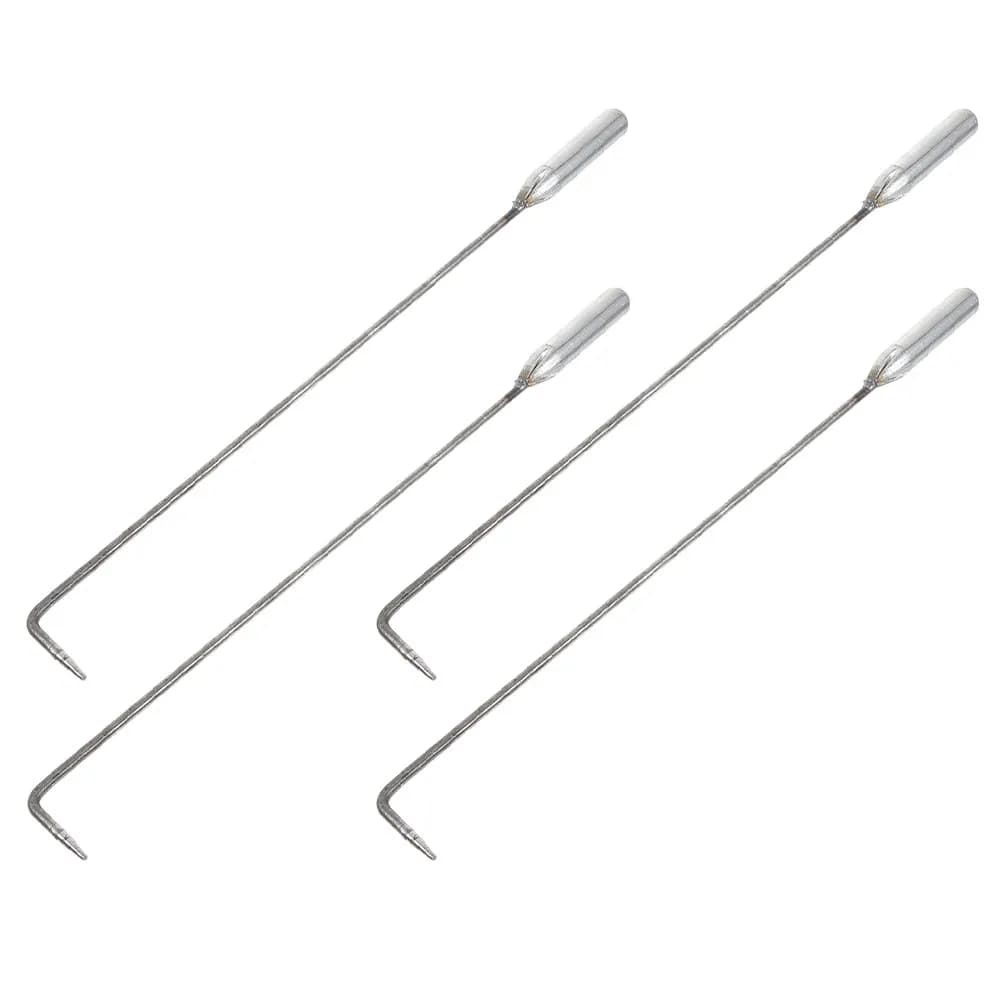 Set di 4 Attrezzi Multifunzionali per Caminetto, Resistenti alle Alte Temperature, per Braciere, Grigliate, Campeggio e Stufe a Legna