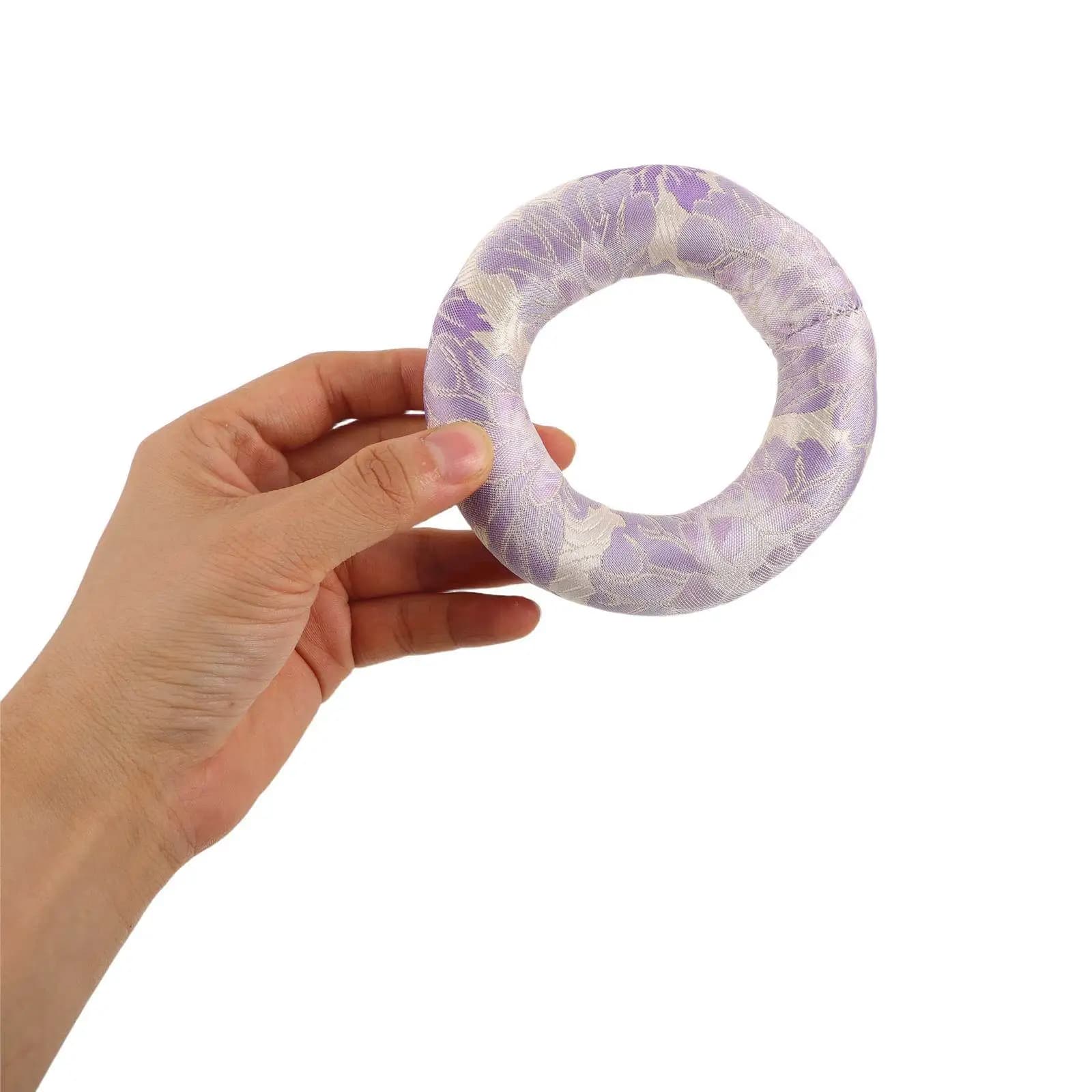 Nepal Singing Bowl Cushion Round Pillow Anti-Slip Support Meditation Mat for Yoga Sound Healing Sound Bowl Accessories
