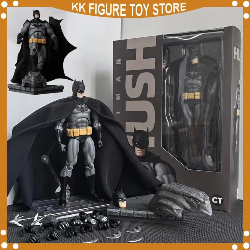 CT Toys Batman Figura Batman Mafex 126 Action Figures DC Justice League Hush Figurine Il Cavaliere Oscuro Collezione Regali giocattolo