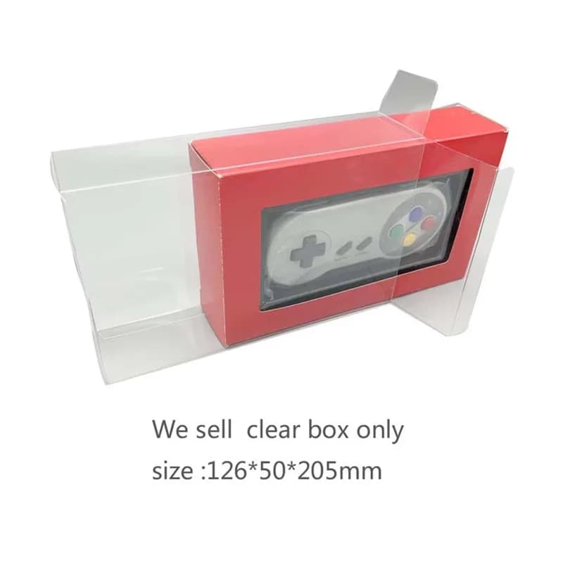 Clear transparent box For SWITCH NS for SFC controller Collection Display storage Box PET Protector Box