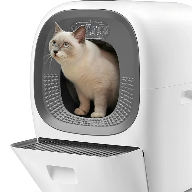 Smart cat toilet non-roller automatic cat litter box oversized automatic sand replenishment automatic shit shoveling anti-splash