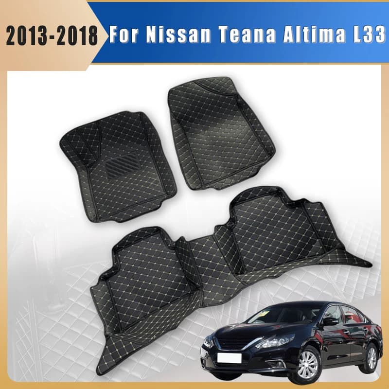 Car Floor Mats Trunk Carpets For Nissan Teana Altima L33 2018 2017 2016 2015 2014 2013 Accessories Auto Interior Part Waterproof