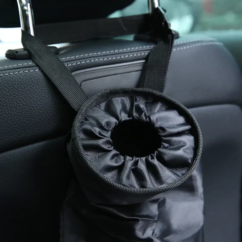 Cestino per auto, sacchetto per rifiuti, contenitore portaoggetti per sedile posteriore, portaoggetti per detriti, organizer, tasche, bidone della spazzatura, accessori auto