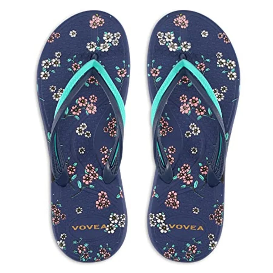 VOVEA Infradito da donna antiscivolo per bagno e doccia, sandali con cuscino in schiuma per interni ed esterni