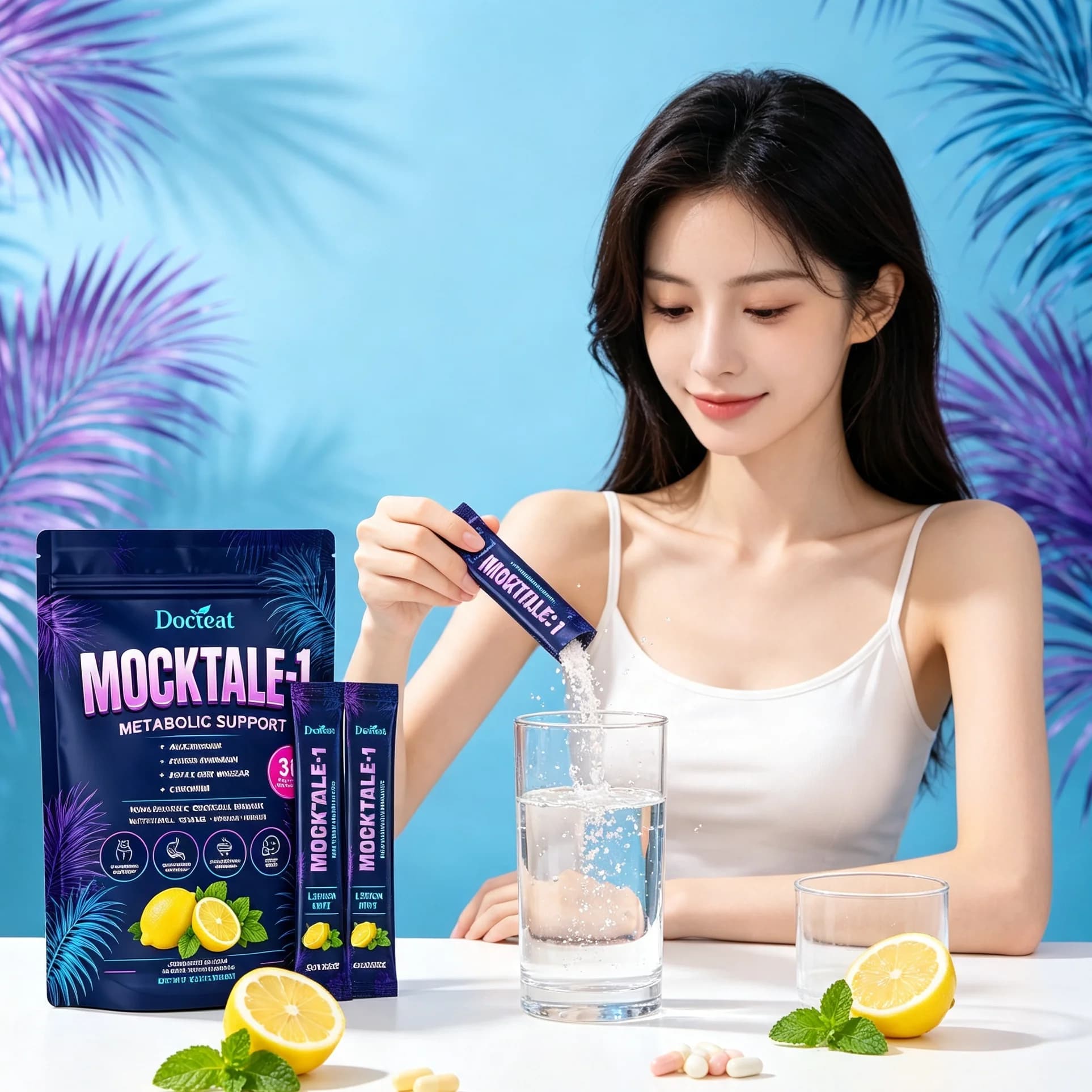 Vitamin C Energy Metabolism Powder Boost Cellular Energy Accelerate Metabolic Rate Immune Support Antioxidant Vegan Supplement