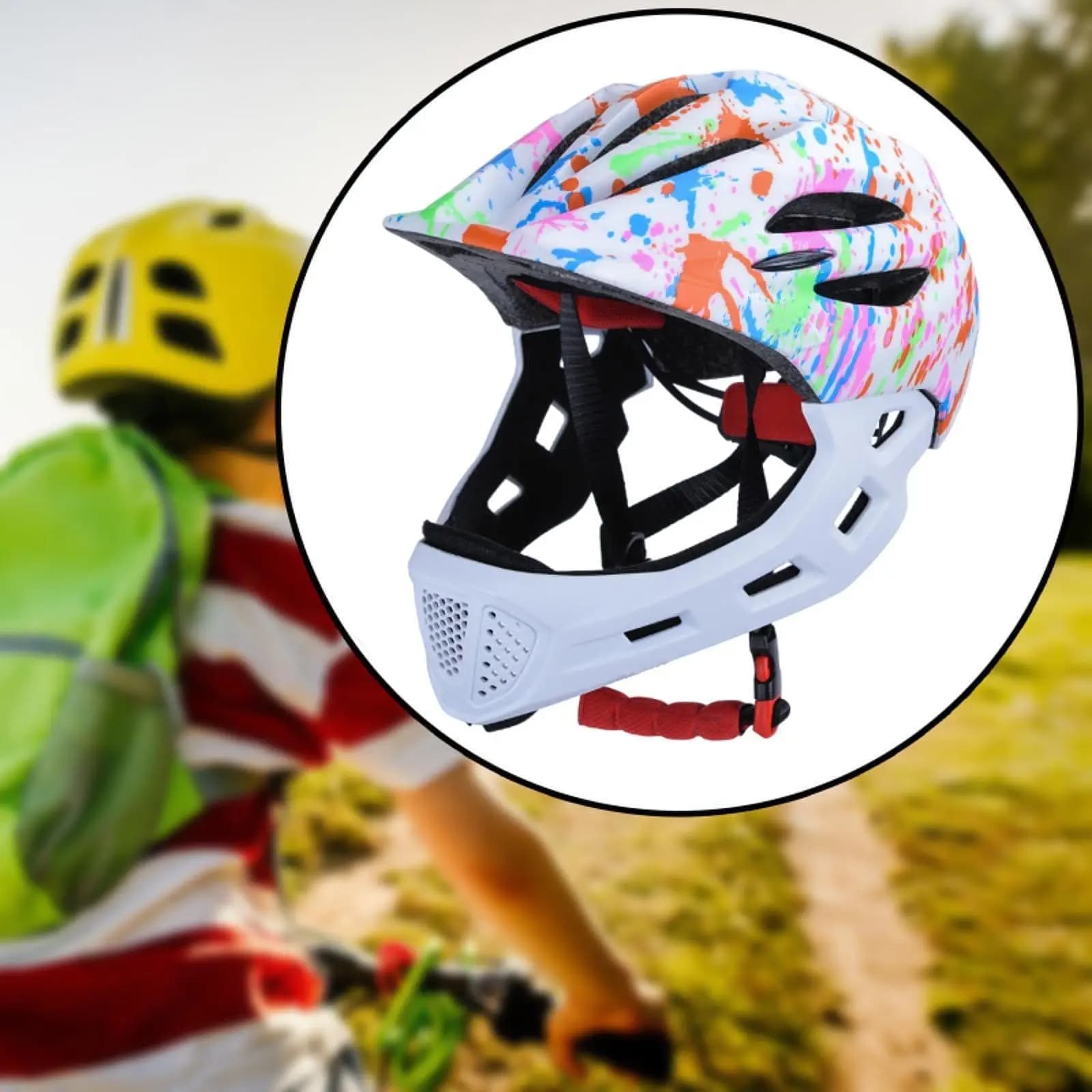Lightweight Children’s Bicycle Helmet Impact Resistant Safety Headgear for Balance Bike Scooter and Cycling