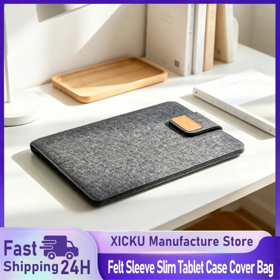 Borsa protettiva in feltro antigraffio per laptop, custodia protettiva per tablet, custodia leggera per iPad Pro da 11, 13, 15 pollici, borsa portaoggetti per Macbook