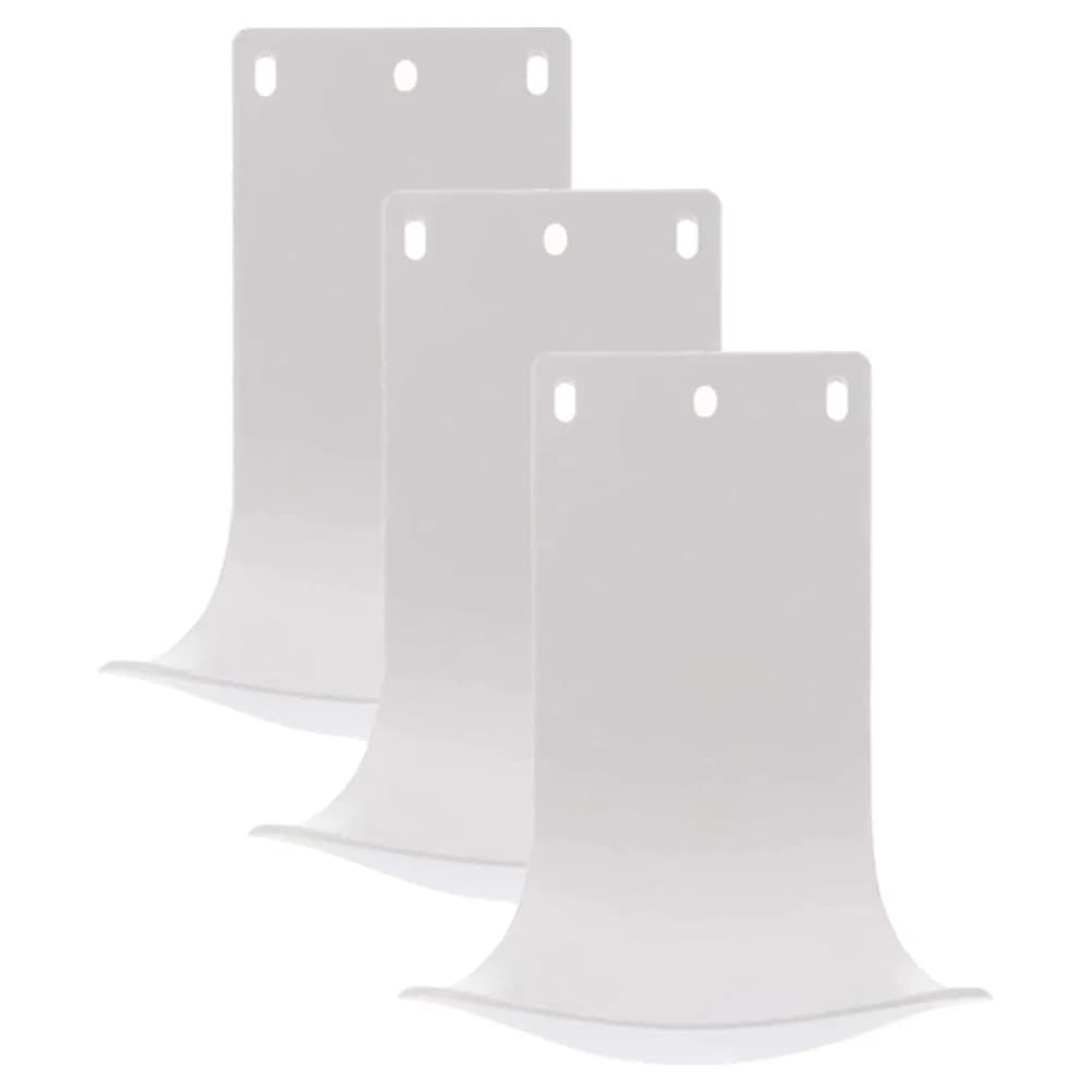 Set di 3 Vassoi Raccogligocce per Dispenser di Sapone, Robusti Supporti in ABS per Bagno, Cucina e Lavanderia