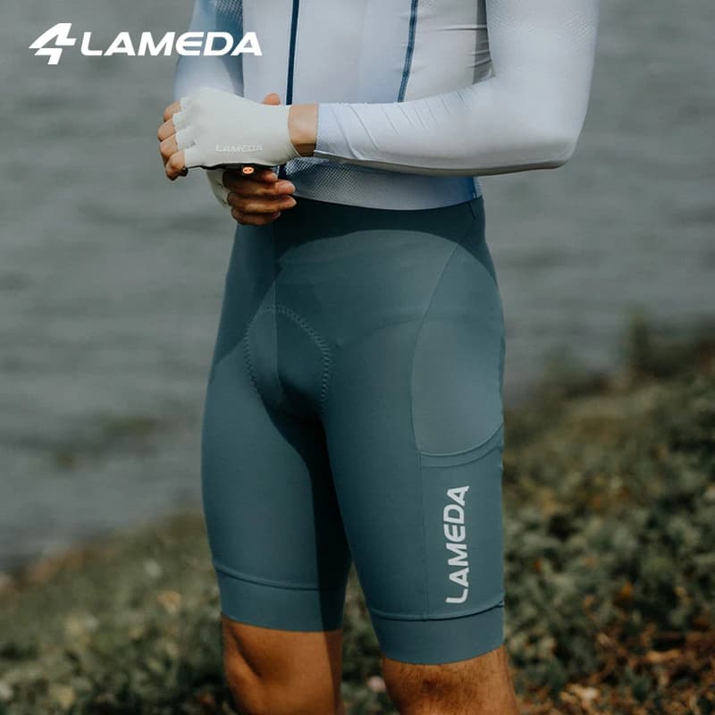 LAMEDA Men's Cycling Shorts Mountain Road Bike Shorts to Go Cycling Shorts Breathable Cycling Clothing MTB Fast Drying Man