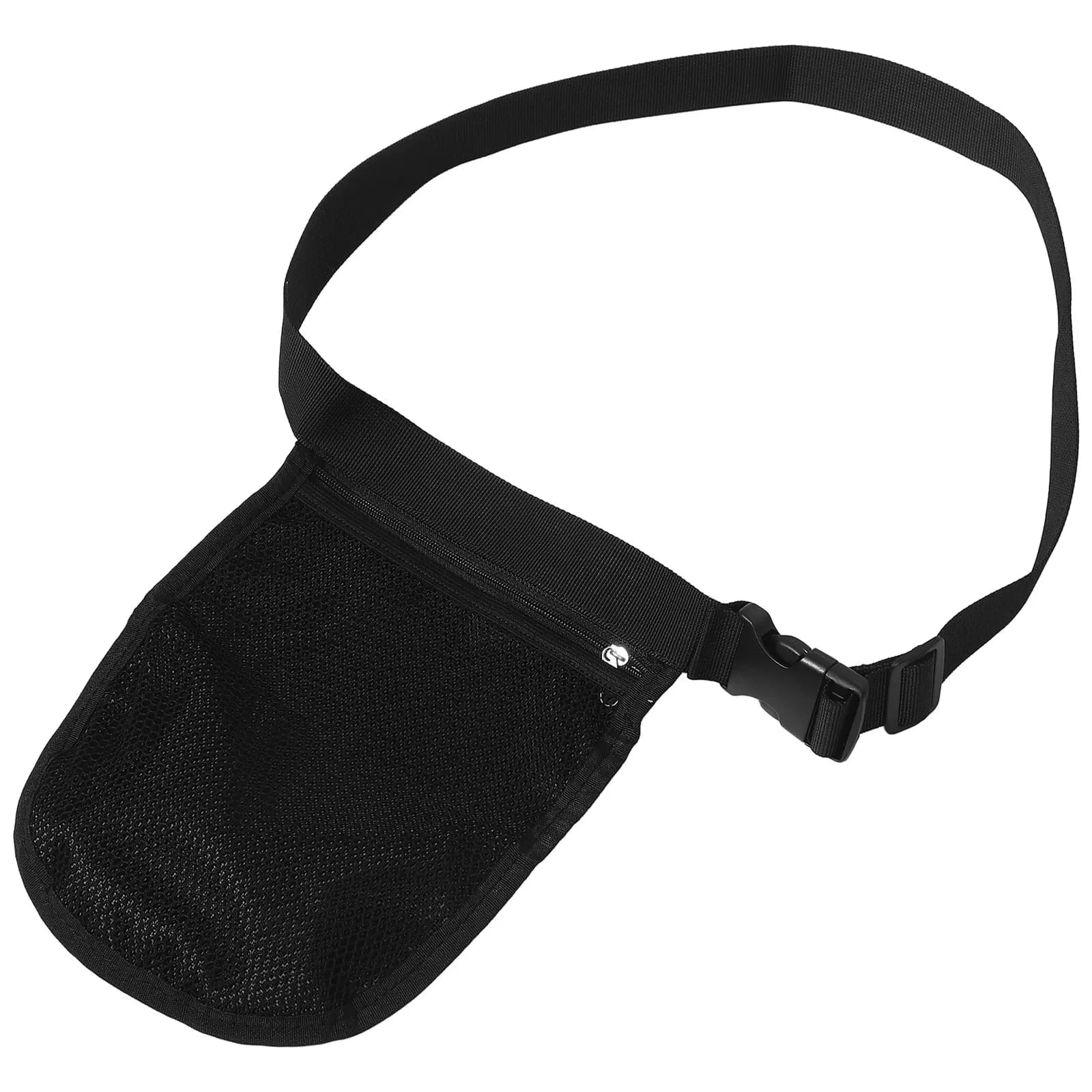 Borsa Portatile per Palline da Tennis con Rete e Tracolla Regolabile per Allenamento Tennis, Raccolta Palline, Golf e Badminton