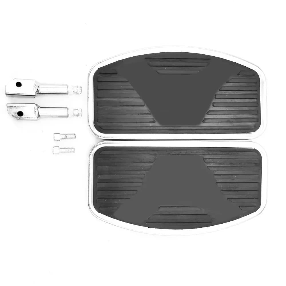 2 pezzi neri per moto, pedane anteriori, gambe, poggiapiedi, pedale, stock USA