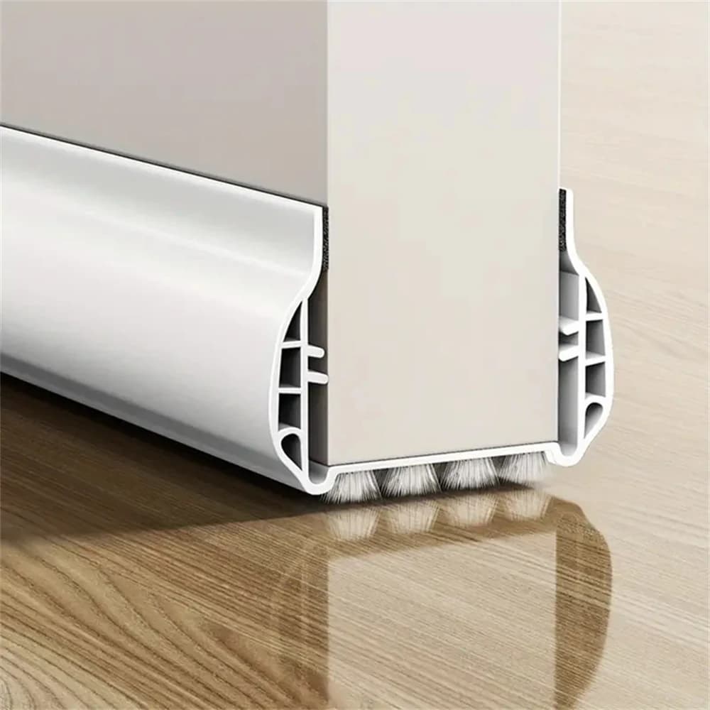 1pc Guarnizione per porta inferiore Guarnizione per isolamento antipolvere e rumore Striscia di tenuta Nastro per porta Tappo isolante per fondo
