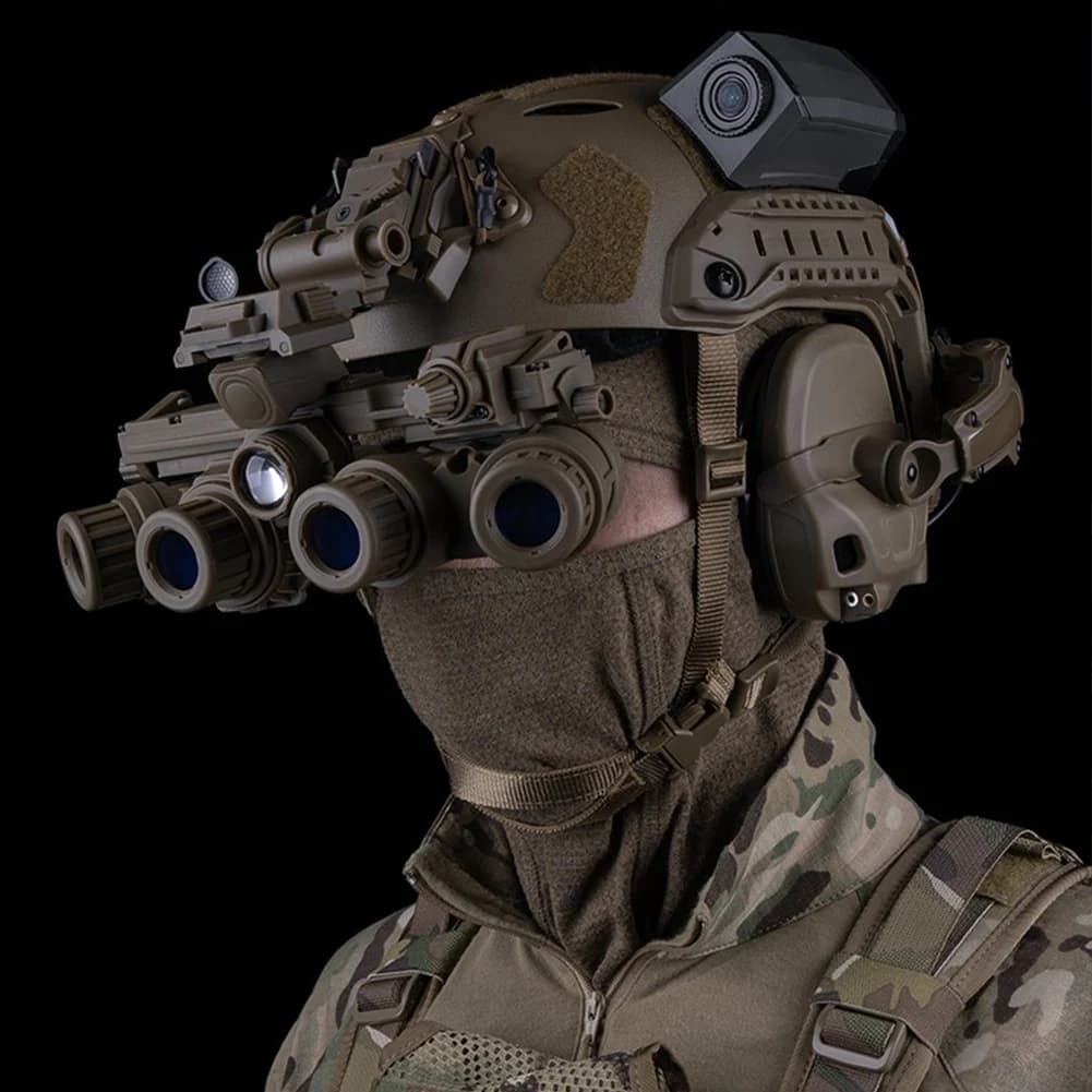 GPNVG 18 Modello binoculare per casco Nessuna funzione Dispositivo di visione notturna a quattro occhi Modello Binocolo da caccia softair per la raccolta di fan