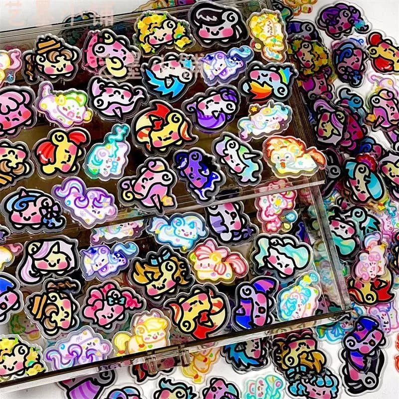 My Little Pony Pezzi Acrilici Monostrato da 4 cm per DIY Planner, Custodie Telefono, Cornici Foto - Accessori Anime Cartoon