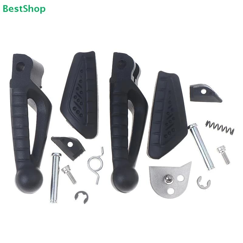 ♥ Set di Maniglie Universali per ATV - Maniglie Anteriori e Posteriori Resistenti con Poggiapiedi per Quad