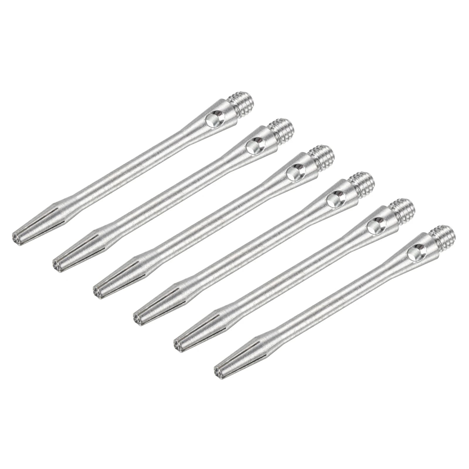 Uxcell 6 Pezzi Aste per Freccette in Alluminio, Filettatura Media 2BA, Accessori per Freccette, Componenti da Lancio 35/45/48mm per Punte in Acciaio