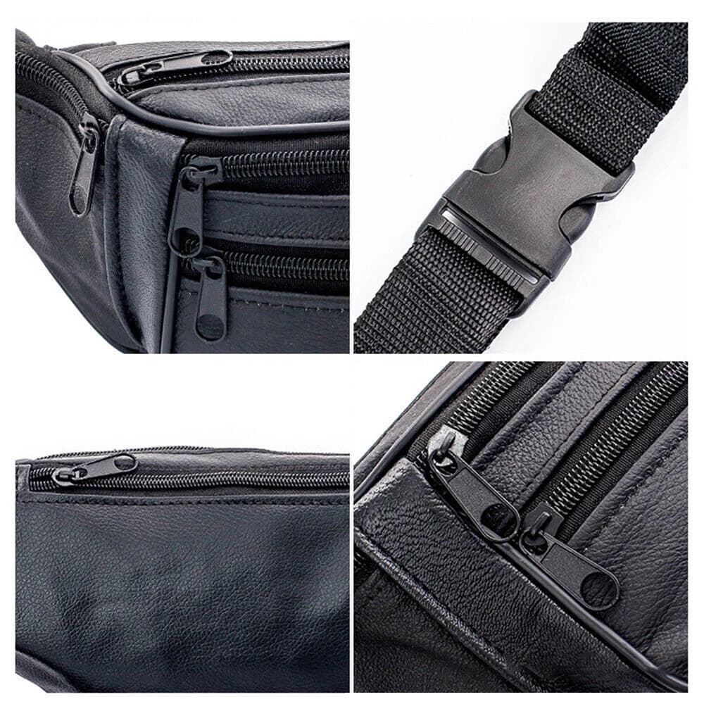 Custodia per soldi da festival Borsa compatta per marsupio da viaggio Portafoglio in pelle Marsupio in pelle per appassionati di sport Uso quotidiano
