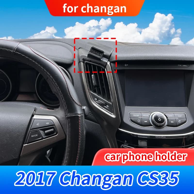 Car Mobile Phone Magnetic Holder For Changan 2017 Changan CS35 Wireless Charging Special Fixed Bracket Base