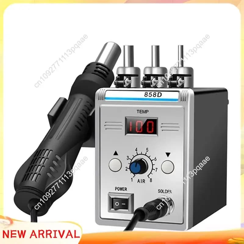 Pistola ad aria calda N84R SMD SMT per saldatura e riparazione, stazione dissaldante 858D BGA, pistola termica 220V 700W, asciugacapelli