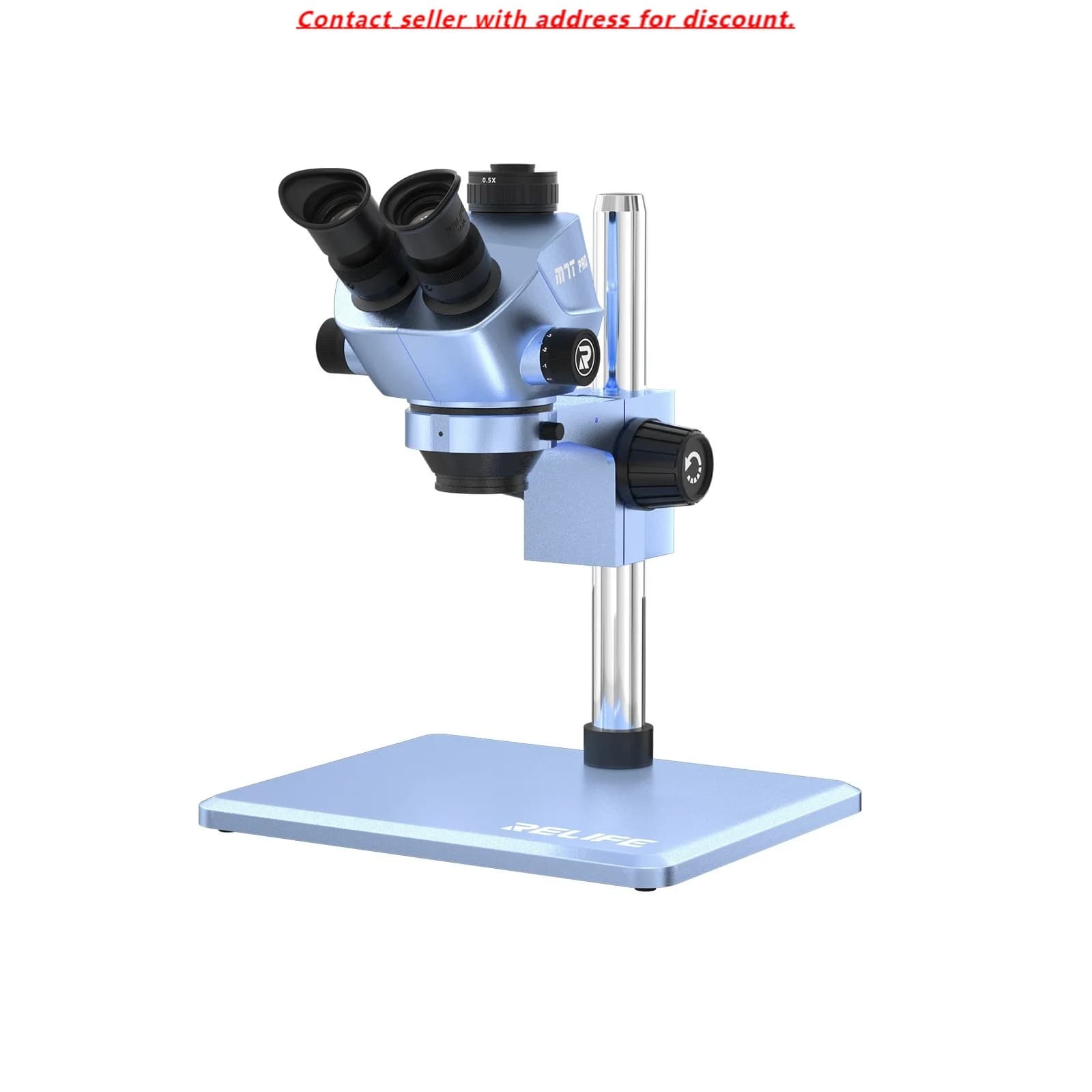 RELIFE RL-M7T Pro-B11 Microscopio stereo trinoculare HD per riparazione gioielli telefono cellulare Strumento microscopio per saldatura PCB