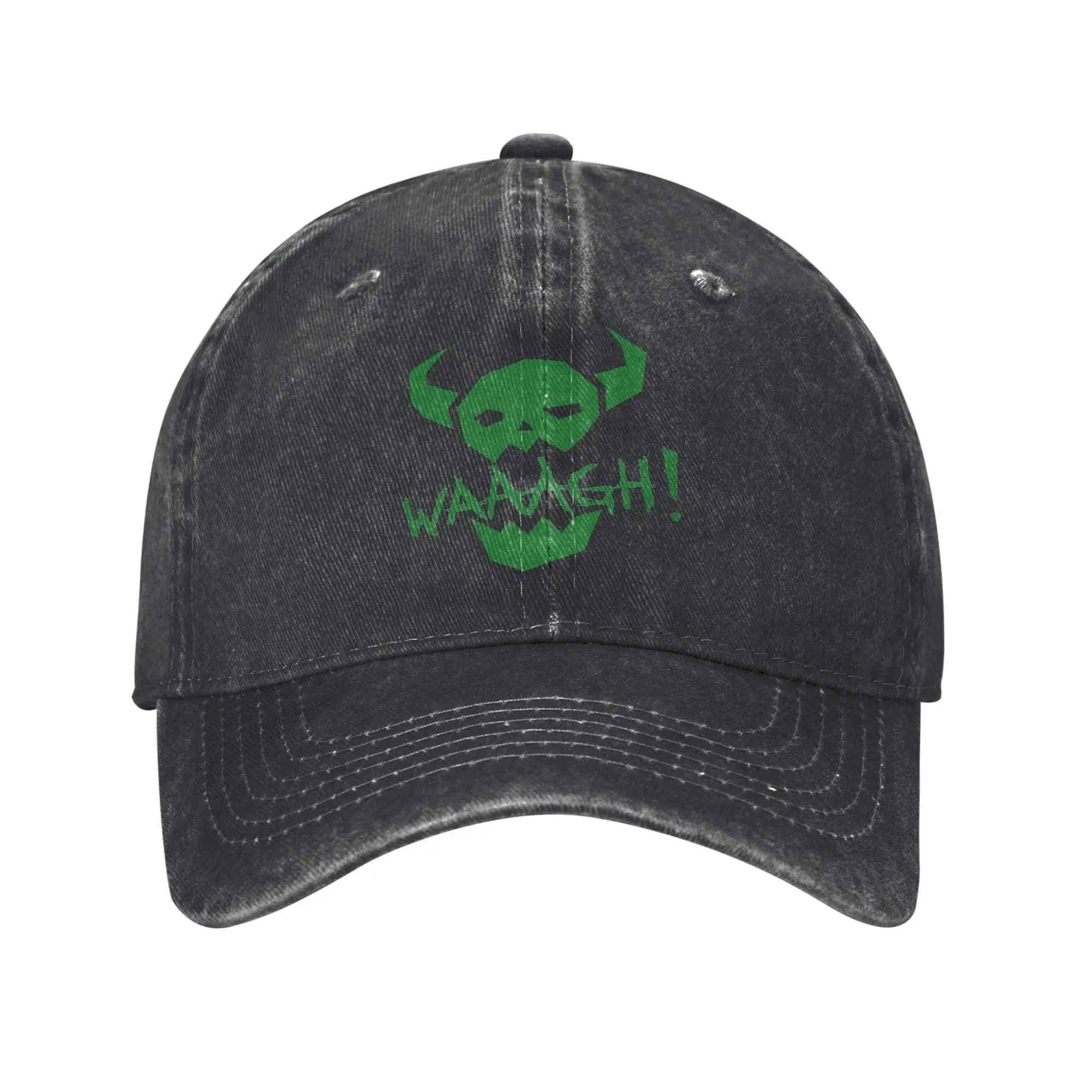 Vintage Ork WAAAGH! Baseball Caps Men Women Distressed Cotton Headwear Outdoor Activities Unstructured Soft Caps Hat