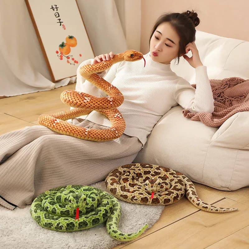 1 pz 200cm serpenti giganti peluche simulazione lungo pitone dorato farcito serpente peluche cuscino bambini ragazzi regalo decorazione della casa