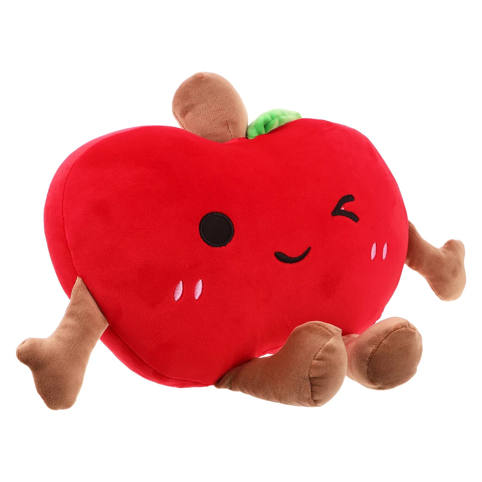 Cuscino Morbido a Forma di Frutta Rossa 35Cm per Divano, Letto, Camera dei Bambini, Soggiorno, Decorazione, Supporto Lombare, Cuscino Decorativo