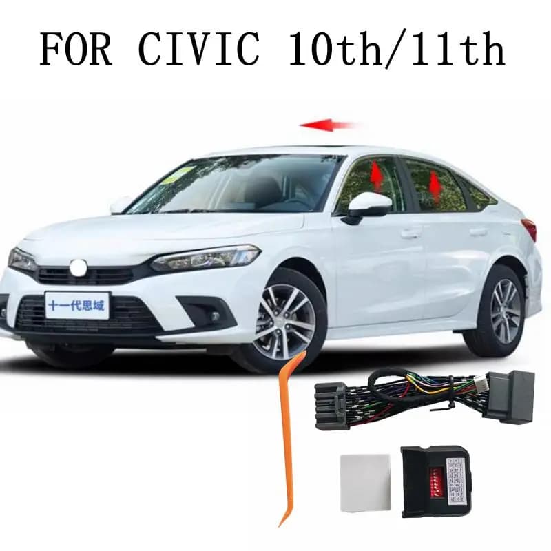 Fatercar per il 10th 11th Honda Civic/Type Lock Car chiusura automatica della finestra e specchietto retrovisore pieghevole