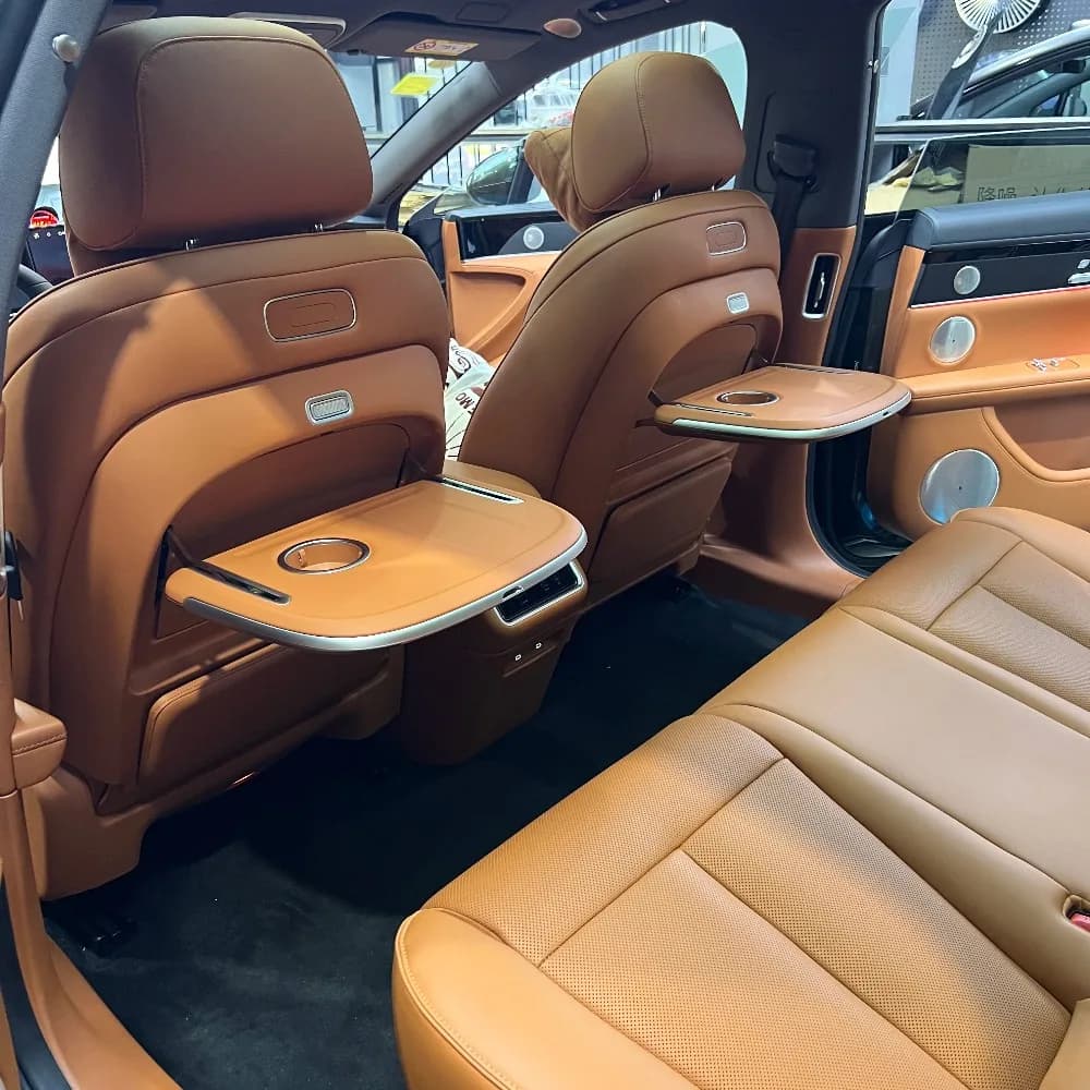 Tavolino per Auto STELATO S9 / S9T, Tavolino Pieghevole per Sedile Posteriore con Caricatore Wireless, Accessori per Laptop