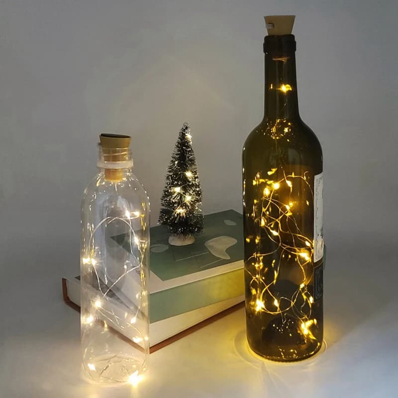 Lucine a stringa solare Ghirlanda esterna impermeabile Lampada a energia solare Natale per la decorazione del giardino
