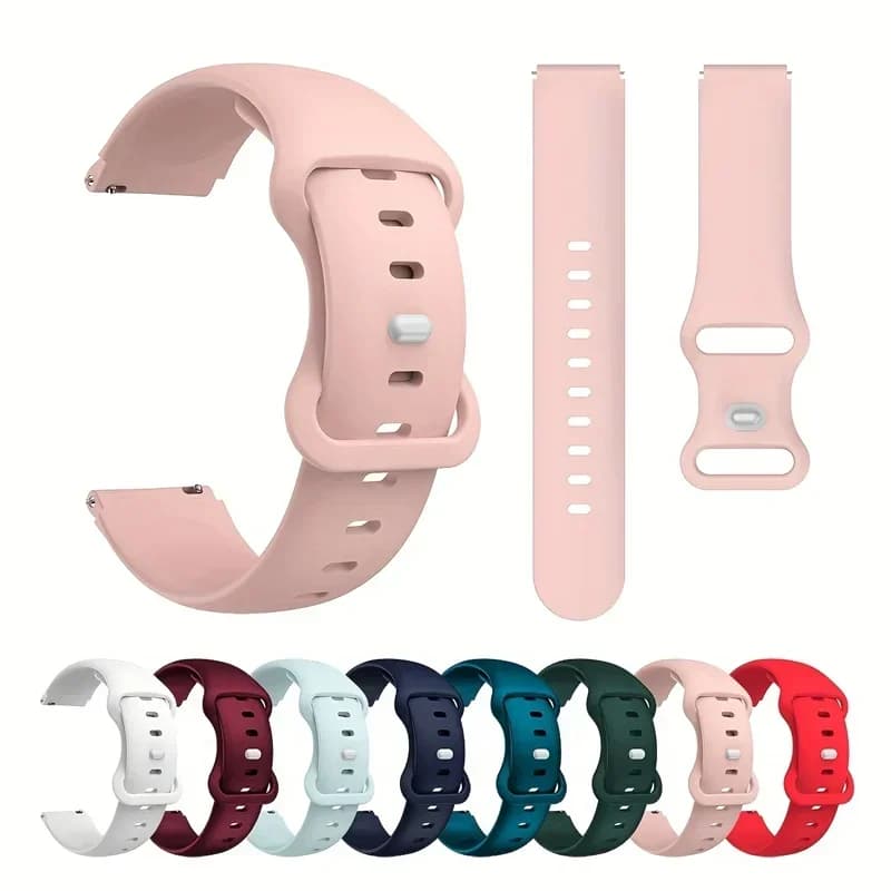Cinturino per orologio da 22 mm 20 mm per Samsung Galaxy Watch 7-6-5-pro-4-Classic/attivo 2 Bracciale in silicone Huawei watch GT 5 4-3-2e-pro cinturini