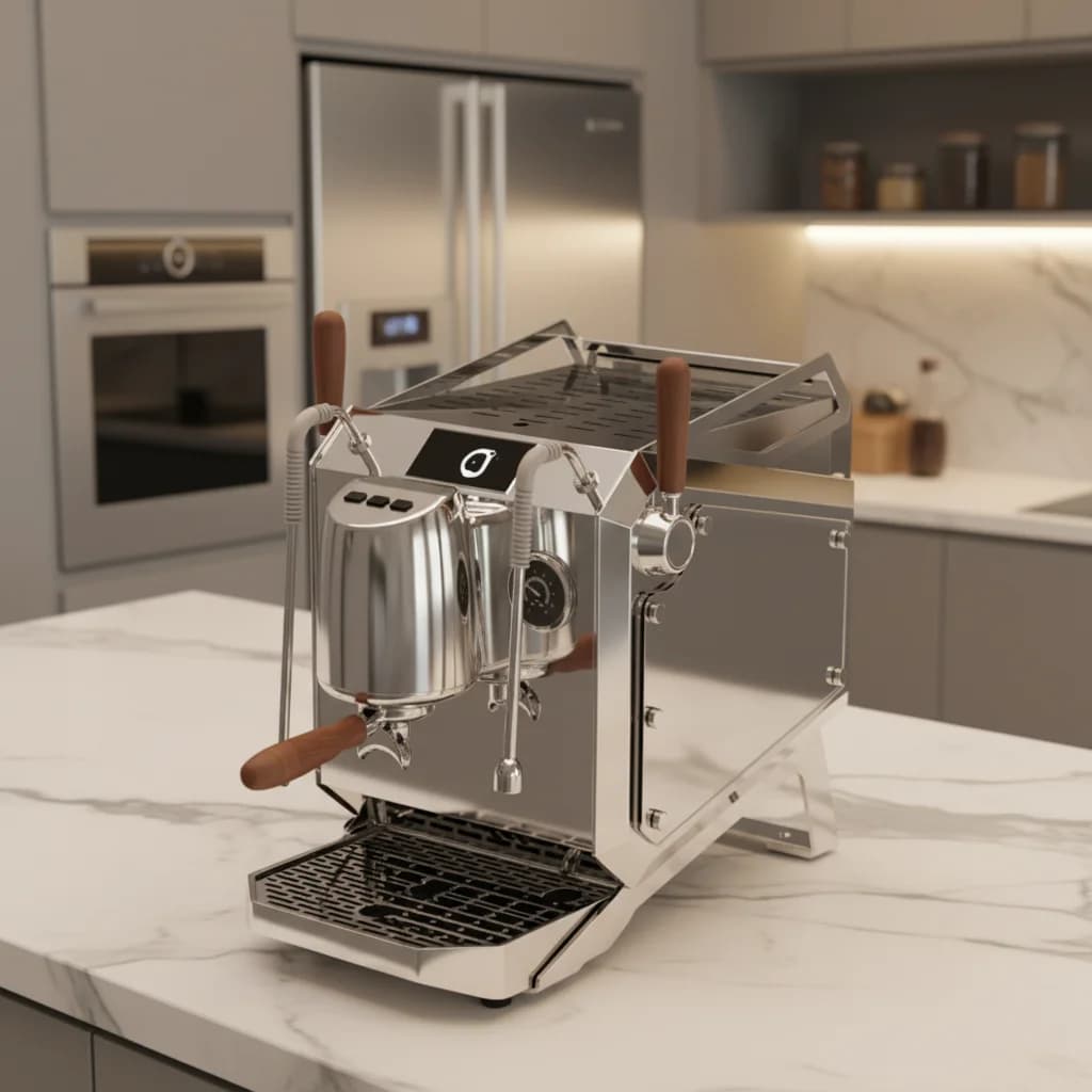 Lightweight Commercial Semi Automatic Espresso Machine for Cafe and Restaurant Use