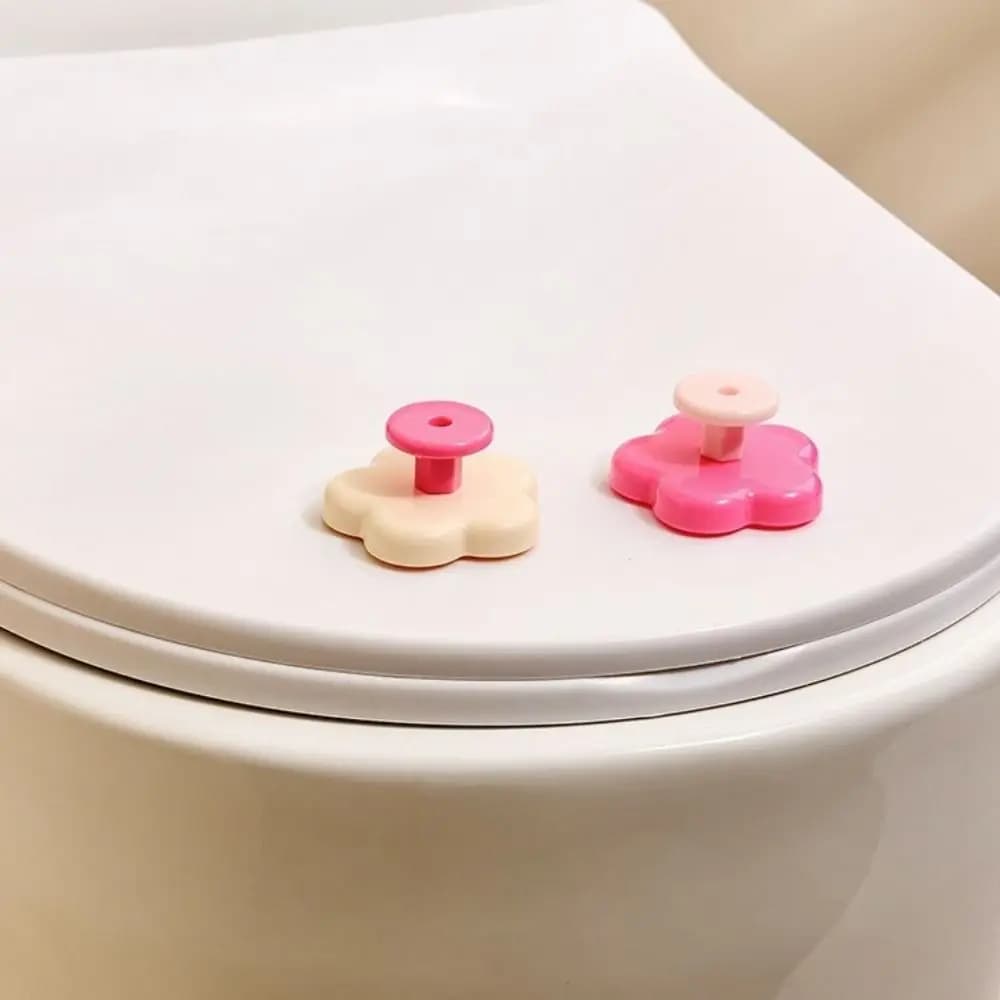 4 Pezzi Ganci a Ventosa Pratici Senza Foratura, Ganci Decorativi da Parete a Forma di Fiore, Appendiabiti Impermeabili per Cucina