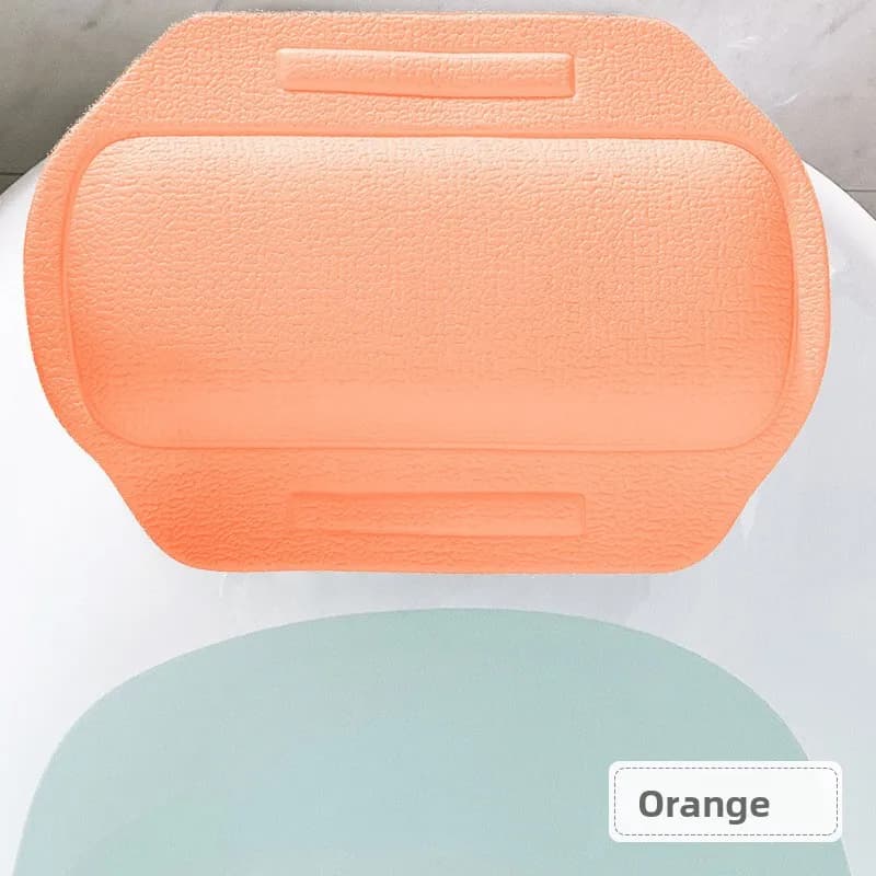 Cuscino Ergonomico per Vasca da Bagno, Poggiatesta in Morbida Schiuma con Ventose per un Bagno Rilassante