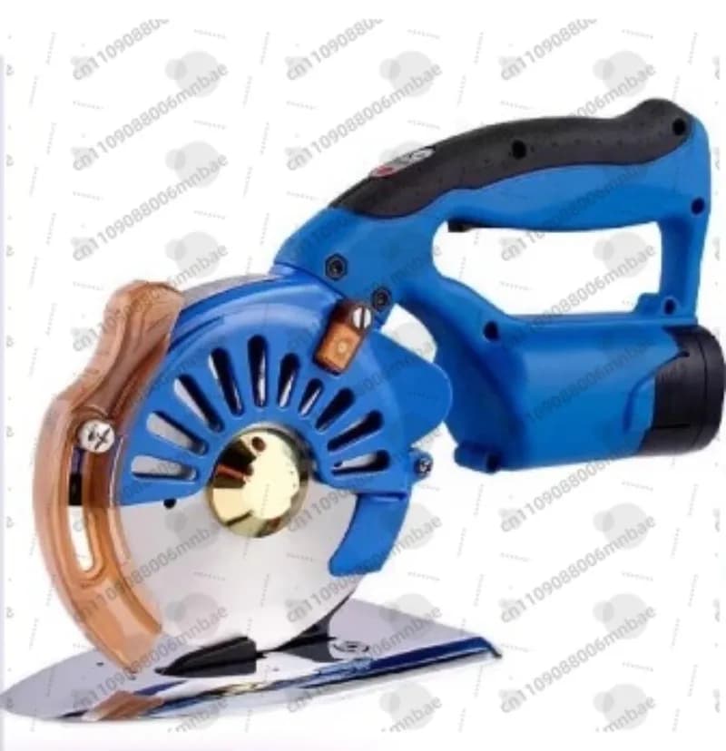 Rechargeable Electric Round Scissors Clothing Fabric Leather Thick Material Cutting Machine Lithium Battery Cutting Machine