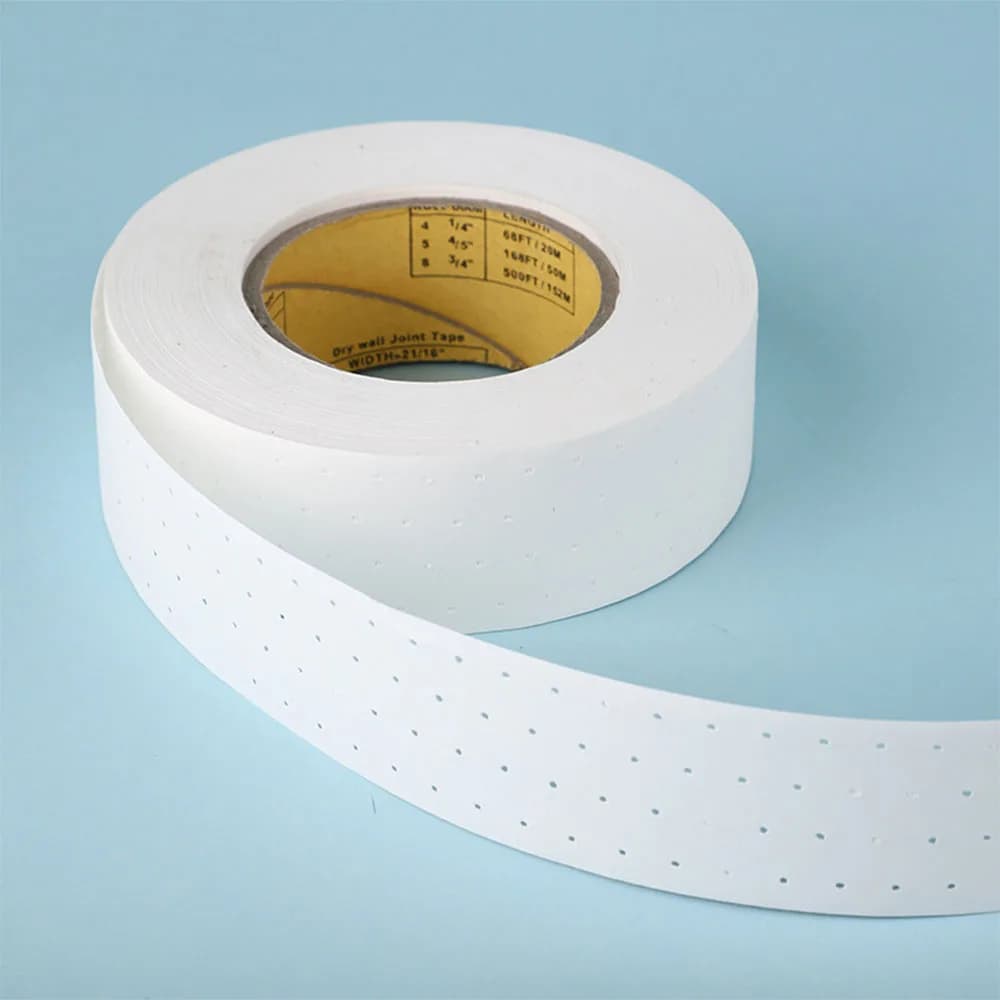 Nastro per giunti per pareti per costruzioni a secco da 75 m Protezione per bordi per cartongesso per nastro di riparazione per profili angolari Spazi per pareti per cartongesso Angoli per pareti Toochi