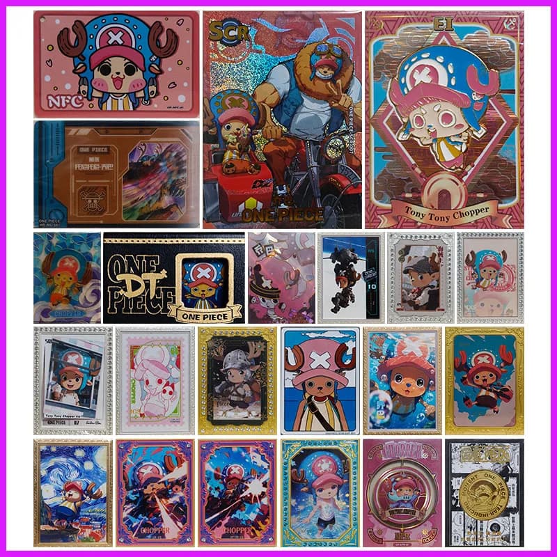 Carte Collezionabili Rare NFC HR SCR EI SSP WS SP IXS SQI IGS SOG ENR di ONE PIECE, Giocattoli Tony Tony Chopper per Ragazzi, Regalo di Compleanno
