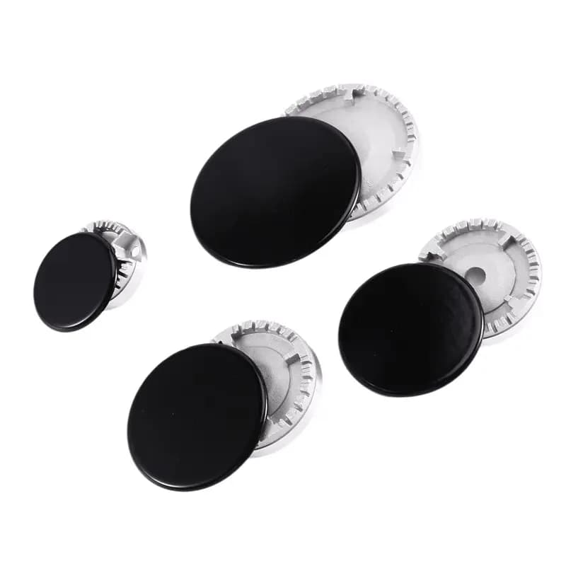 A21F-Cooker Hat Replacement Set-8PCS Stove Lid Oven Gas Hob Burner Crown Flame Cap Kit Fits Most Gas Stoves Head